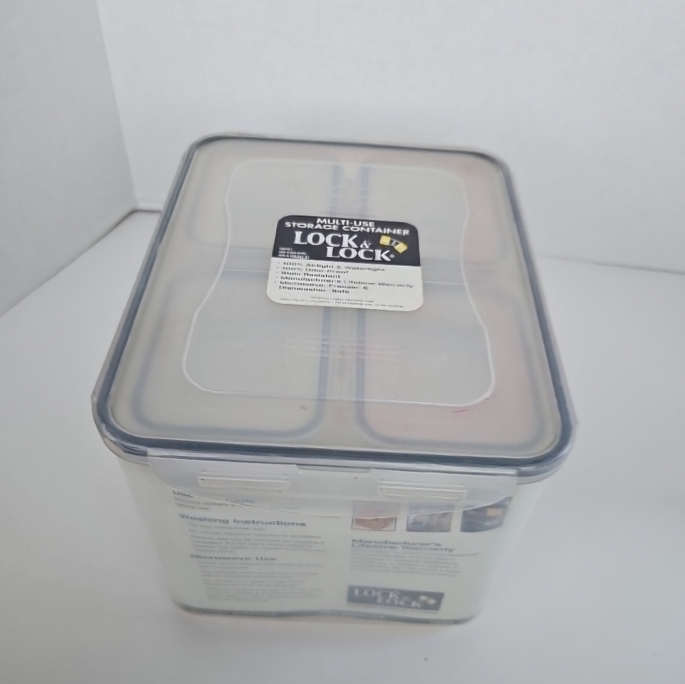 Lock & Lock Set Of 17 Multi-Use Nesting Storage Containers & Lids Vintage NOS - Picture 2 of 14